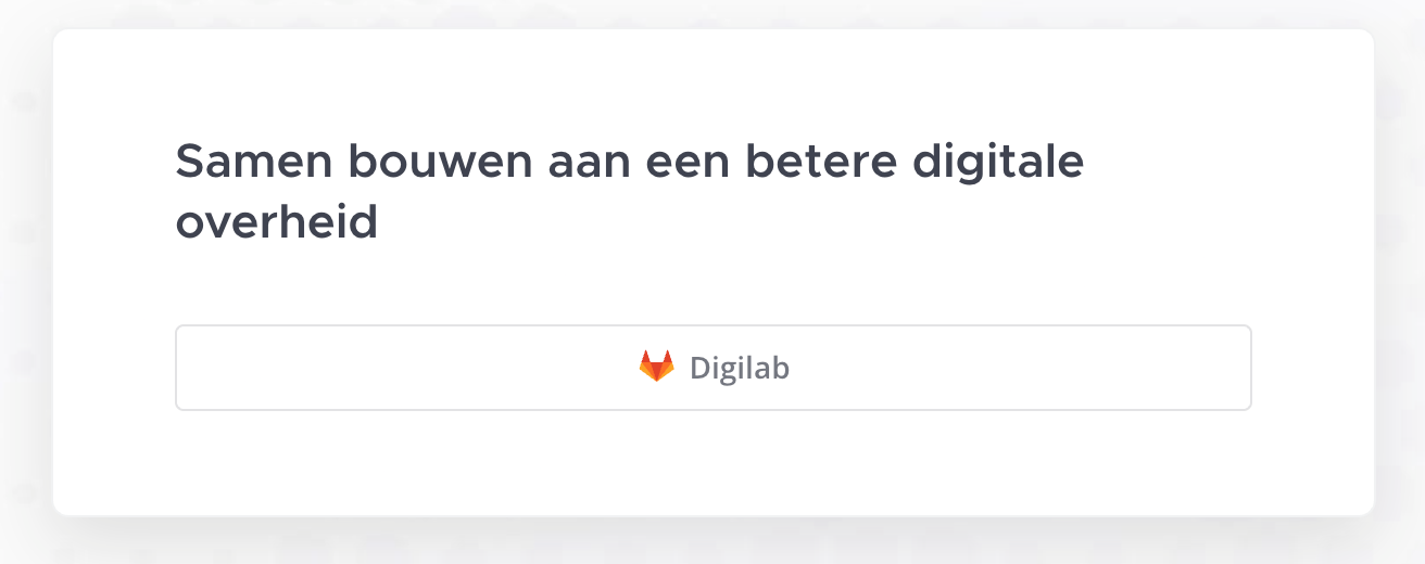 Loginpagina van Digilab Chat